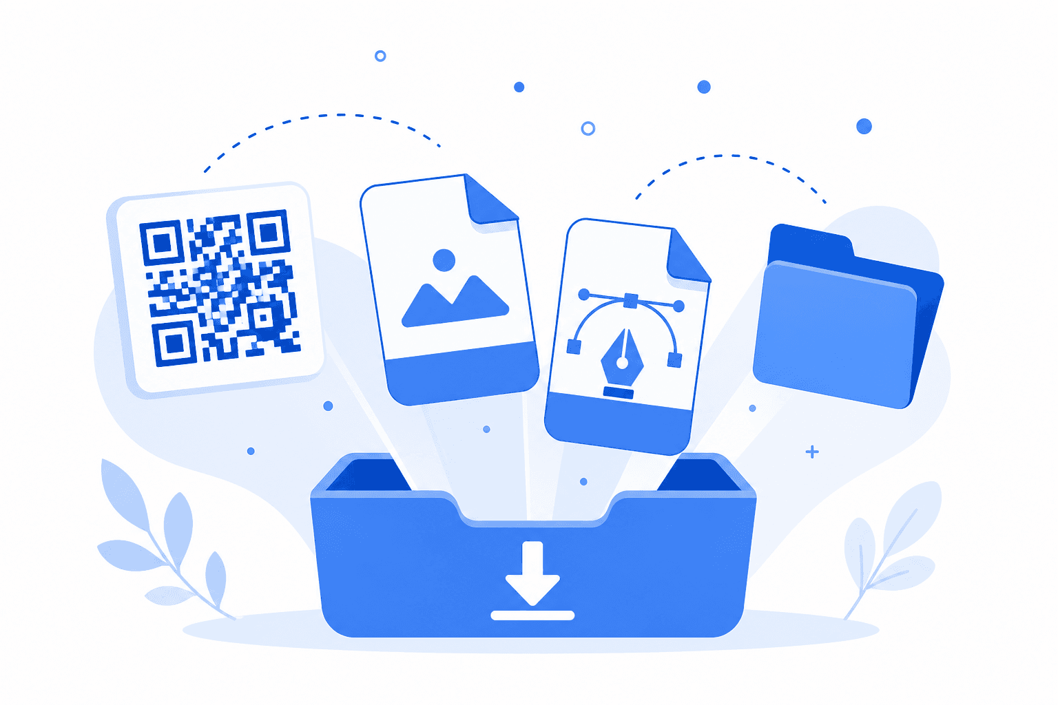 Как скачать QR-код в PNG и SVG без потери качества